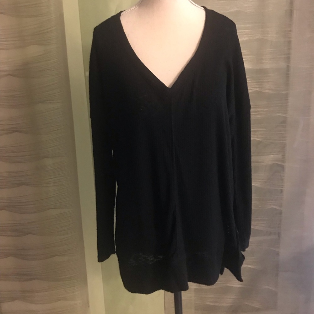 Black sweater top